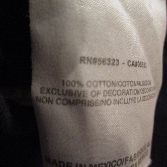 Jordan Air Woman Large Black White Red Graphic Short Sleeve Basketball Shirt - Picture 6 of 7